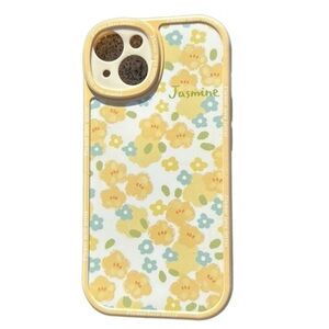 🌼Yellow Floral‎ iPhone 14 Case - Stylish & Protective Soft Silicone Cover 🌼